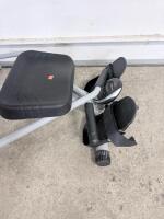Compact Hydraulic Rowing Machine with Digital Monitor, Adjustable Resistance, 220 lb Capacity - 3