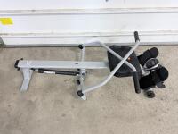 Compact Hydraulic Rowing Machine with Digital Monitor, Adjustable Resistance, 220 lb Capacity - 8
