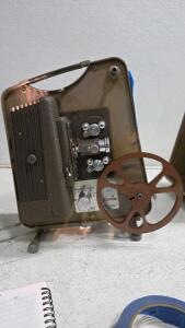 Working Keystone 8mm Film Projector, Vintage Portable Case