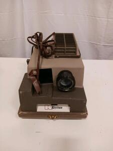 Working Keystone 511 Slide Projector, Keytar 5" Lens, Original Case