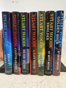 (8) Hardback Stuart Wood Novels