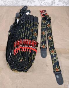 (10) D'Addario Planet Waves - Sun-Moon-Stars 50mm Nylon Guitar Straps