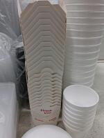 Mixed Lot Disposable Takeout Containers with Lids &ndash; Rectangular, Round & Paper Boxes, 200+ Pieces - 4