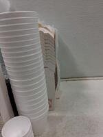 Mixed Lot Disposable Takeout Containers with Lids &ndash; Rectangular, Round & Paper Boxes, 200+ Pieces - 5