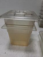 Commercial Kitchen Lot: Better Chef Toaster Oven, 10 Food Pans, 3 Saucepans, Utensil Organizer (Turns On) - 6