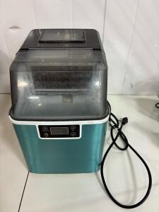 Shenzhen Segmart HZB-20A/FS Countertop Ice Maker, 44 lbs/24hr Capacity, Self-Cleaning, Digital Controls
