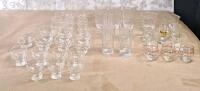 Lot Of (39) Assorted Cocktail Glasses