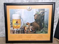(4) Framed Wall Art Pieces Of Velkopopovick&yacute; Kozel Czech Brewery Advertising - 3