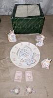(10) Assorted Polystone Resin Miniature Tea Sets - 4