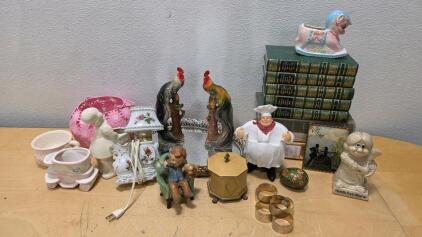 Assorted Vintage Collectibles & Decorative Items Lot - Mid to Late 20th Century