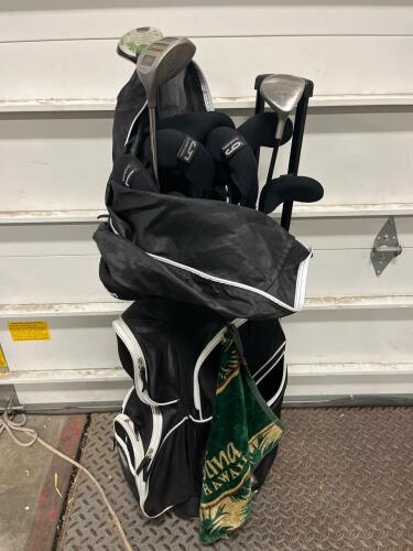 Mixed Golf Club Set with Cart Bag &ndash; Conoor, Talon, Powerback, Graphite Driver, 7 Wood