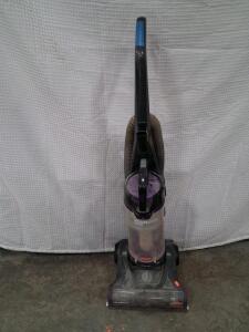 Bissell PowerLifter Swivel Upright Vacuum, 8 Amps, 25 ft Cord, Triple Action Brush, Black/Purple (Turns On)