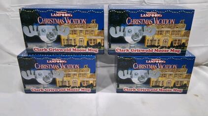 National Lampoon's Christmas Vacation Clark Griswold Official Moose Mug, 8 oz Glass Collectible