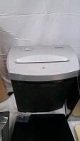 Fellowes S701CM Shredder(tested), Rubbermaid L16603 Hot File Set, 6 Binders, Folders &ndash; Office Bundle - 3