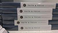 Faith & Focus 90-Day Undated Daily Planner by Christian Planner &ndash; Ocean Blue, Hardcover, Flat Lay Binding 27 count. - 2