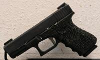 Glock 23 Gen 4 .40 S&W, Custom Stippled Grip, Fiber Optic Sights, Serial UXS788 - 4