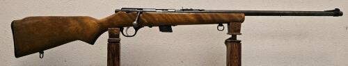Glenfield Model 25 Bolt Action .22 S/L/LR Rifle, 22" Barrel, Detachable Mag, Wood Stock, Serial 26581417