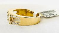 14K Yellow Gold Ring 1.47CTW, 1.06Ct Center Diamond, H/I1, GGA Appraisal #GGA063848 RN033559 (Please Inspect In Person) Size 10 - 7