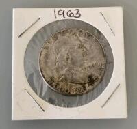 1963 Franklin Half Dollar, 90% Silver, Circulated Condition
