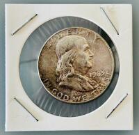 1963-D Franklin Half Dollar, 90% Silver, Circulated Condition