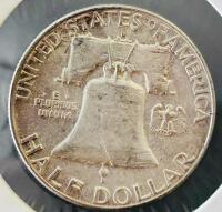 1963-D Franklin Half Dollar, 90% Silver, Circulated Condition - 3