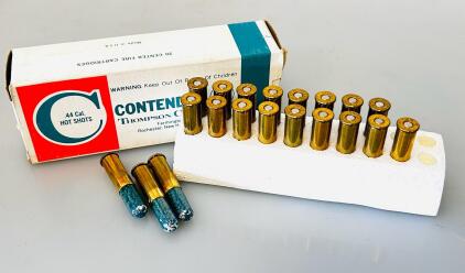 Thompson/Center .44 Caliber Hot Shot Cartridges &ndash; 20 Rounds, #7.5 Shot, Over 1200 FPS