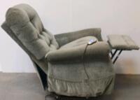 Tranquil Ease Power Lift Recliner Chair, Light Olive Green, Electric Lift - 6