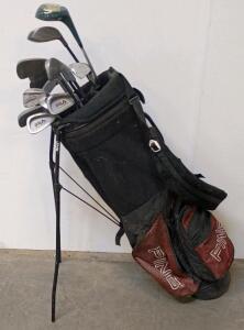 Fila Special Edition Golf Club Set With Ping Stand Bag &ndash; Steel Shafts