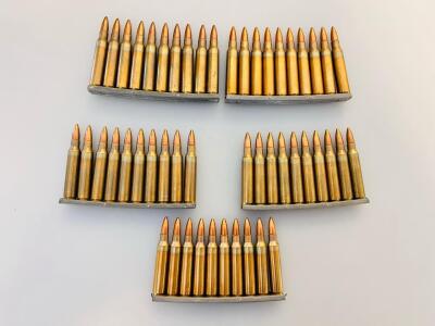 South Korean 5.56 NATO 50 Rounds, 1981 Manufacture On Stripper Clips