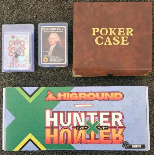 HiGround Hunter x Hunter Killua Keyboard, Panini NBA Cards, Poker Set, Presidential Rummy