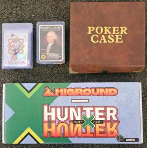 HiGround Hunter x Hunter Killua Keyboard, Panini NBA Cards, Poker Set, Presidential Rummy