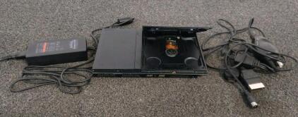 Sony PlayStation 2 Slim Console With Power Adapter And AV Cable (Powers On)