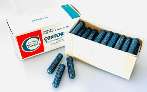Thompson/Center Contender .44 Mag Hot Shot Capsules, 50 Count, 9/16 oz #9 Lead Shot, Reloading