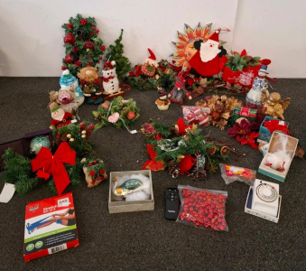 Large Holiday Decoration: Wreaths, Ornaments, Figurines, Timer, Hallmark Keepsake Angel