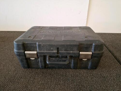 Pittsburgh Plastic Tool Case With Assorted Hardware, 17"x13"x5.5", Dual Latch, Compartmentalized