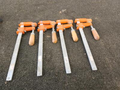Jorgensen 37HD1 & 37HD3 Heavy-Duty 41" Bar Clamps, Set Of 4 (OT)