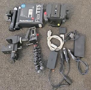 Manfrotto-Style Tripod Head, PocketWizard FlexTT5, DJI Adapters