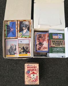 1991 Gulf War Trading Card Sets: Operation Desert Shield & Desert Storm By Pacific, Topps, And Pro Set