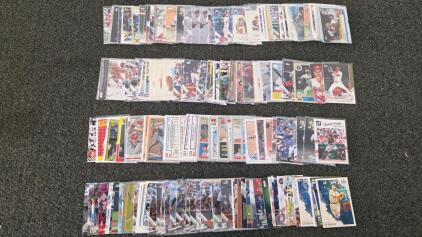 Baseball Cards, Mixed Topps Donruss Bowman, Stars & Inserts, All Sleeved, MLB