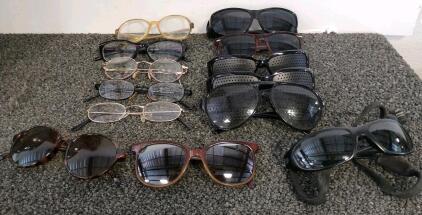 12 Pairs Including Levi's & Dean Edell Glasses