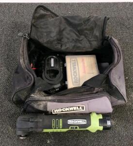 Rockwell RK2514K2 12V Cordless Oscillating Multi-Tool Kit With Accessories (unable to test, needs charged)