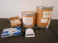 Cen-Tech Digital Scale Q054, 11 lb/5000g Capacity, AC Adapter, Tare/Cal, LCD Display, Two Grain Barrels (Shelf C)