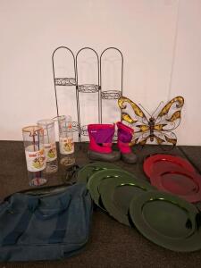Columbia Girl's Winter Boots - Waterproof, Insulated, Plant Stand, Metal Butterfly Yard Decor, Yard Glassware Cup Holders, Large Serving Trays, And More