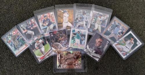 2020 Topps Randy Arozarena, Alonso, Moncada, Marte RC &ndash; 13 Baseball Rookie Cards, Chrome, Optic