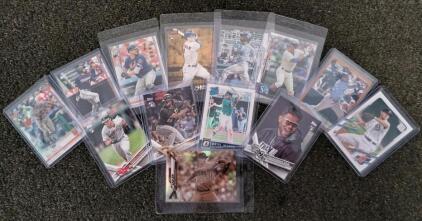 2020 Topps Randy Arozarena, Alonso, Moncada, Marte RC &ndash; 13 Baseball Rookie Cards, Chrome, Optic