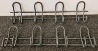 Outdoor Tool Lot: Ortho Sprayer, AcuRite Thermometer, Metal Racks, Iron Sundial, Adapter - 3