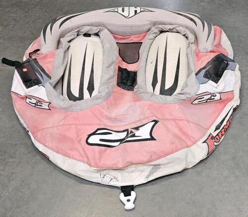 HO Sports Formula 2 Towable Tube &ndash; 2-Rider Cockpit-Style, 75" x 73", 340 lbs Capacity