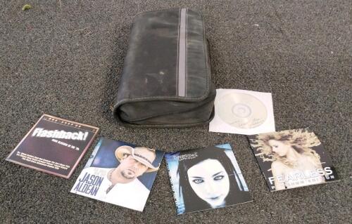 CD Music Collection With Taylor Swift, Miley Cyrus, Alicia Keys, And More In Zippered Binder