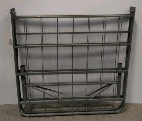 Folding Metal Bed Frame, Twin Size, 14" High, Steel Construction