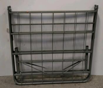 Folding Metal Bed Frame, Twin Size, 14" High, Steel Construction